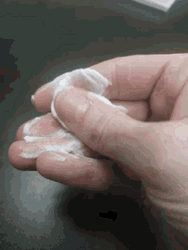 Hand Washing Fingers Rubbing Soap  GIF
