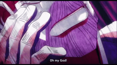Hand With Oh My God Text GIF