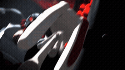Hand With Red And White Stripe GIF