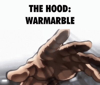 Hand With The Hood: Warmarble GIF