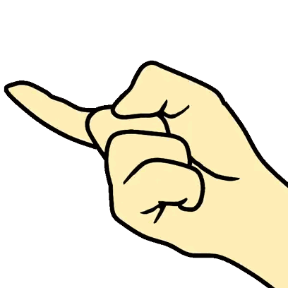 Hand With Thumbs Up Sticker