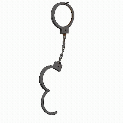 Handcuffs With Chain GIF