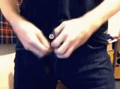 Hands Holding Button GIF