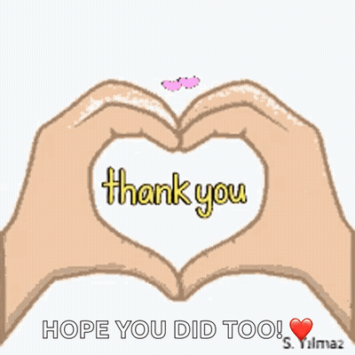 Hands Making Heart Saying Thank You GIF