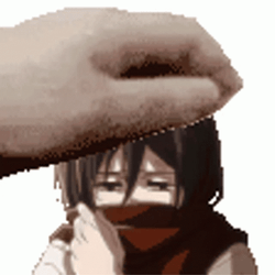 Hands Massaging Mikasa GIF