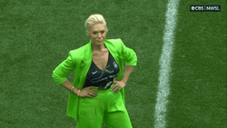 Hands On Hips Singer Hannah Waddingham GIF
