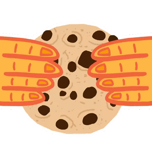 Hands Reaching For Cookie Sticker