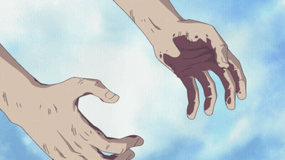 Hands Reaching Out With Blood GIF