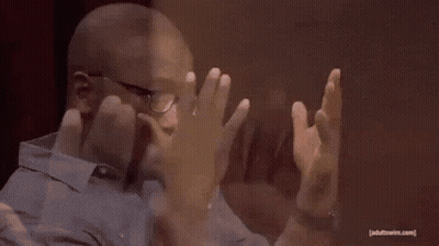 Hands Touching Glass Wall GIF