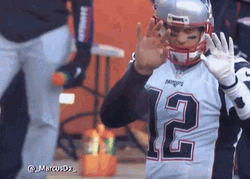 Hands Up Tom Brady Lets Go GIF