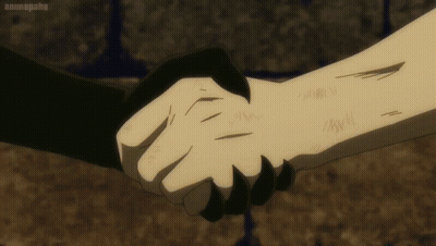 Handshake Between Man And Woman With Animepahe GIF