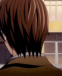 Handsome Anime Character Light Yagami  GIF