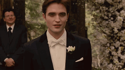Handsome Groom Edward Cullen GIF