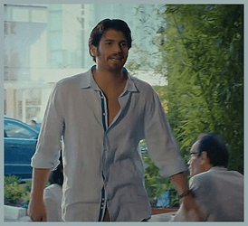 Handsome Guy Waving Hi GIF