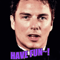 Handsome John Barrowman Have Fun Wink GIF