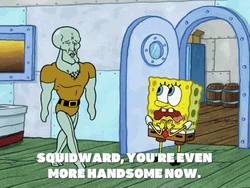Handsome Squidward More Handsome Now GIF