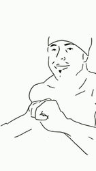 Handsome Squidward Transforms To Ricardo GIF