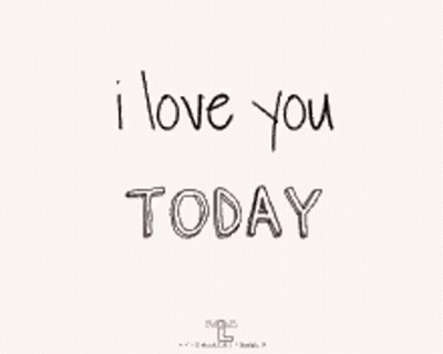 Handwritten I Love You Tomorrow Message GIF