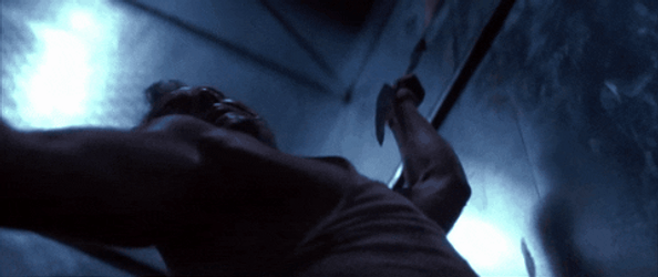 Hanging Bruce Willis Die Hard GIF