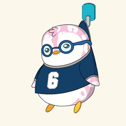 Hanging Fail Pudgy Penguin GIF
