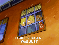 Hanging On By Thread Hey Arnold GIF