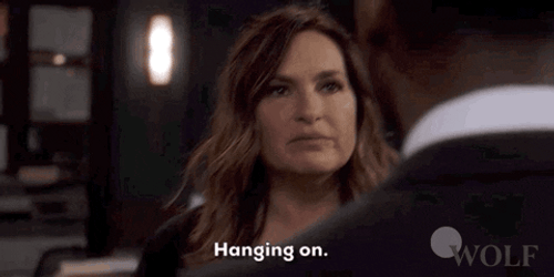 Hanging On Mariska Hargitay Law And Order GIF