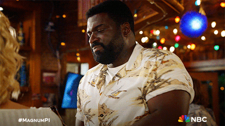 Hanging Out In Beach Bar Magnum PI GIF