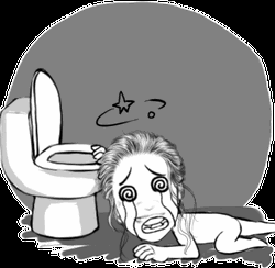 Hangover Girl In Toilet Seat GIF