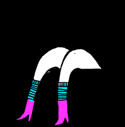 Hangover Lady With Boots GIF