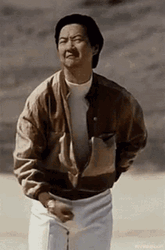 Hangover Mr Chow Hand Gesture GIF