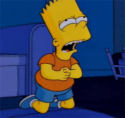 Hangry Crying Bart Simpson Starving GIF
