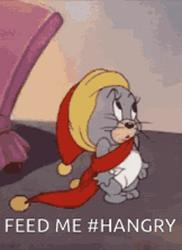 Hangry Jerry Feed Me GIF