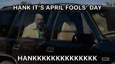 Hank It's April Fools Day Man Smoking In Car GIF