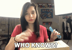 Hannah Fawcett Shoulder Shrug Who Knows GIF