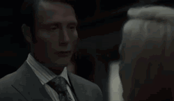 Hannibal Lecter Talking To A Girl GIF