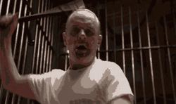 Hannibal Lecter Whipping Someone GIF