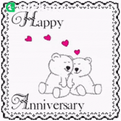 Happy 10Th Anniversary Inlove White Bears GIF