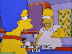 Happy 10Th Anniversary The Simpsons GIF
