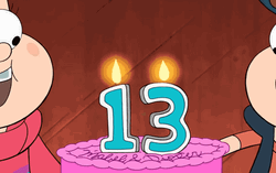 Happy 13Th Birthday Dipper And Mabel Animated Characters GIF