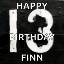 Happy 13Th Birthday Finn Greeting GIF