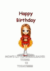 Happy 13Th Birthday Mom's Cheerleader GIF