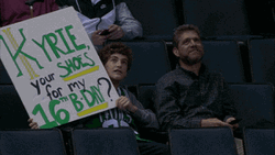 Happy 16Th Birthday Basketball Fan Sign Kyrie Irving GIF