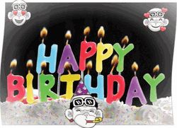 Happy 16Th Birthday Cake Candle Letters Sticker GIF