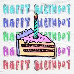 Happy 1St Birthday A Piece Of Cake GIF
