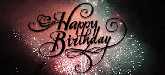 Happy 1St Birthday Firework Show GIF