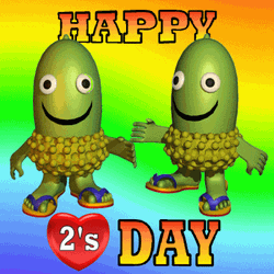 Happy 2's Day Acorns