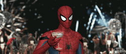 Happy 2 Year Work Anniversary Spider Man Toss GIF