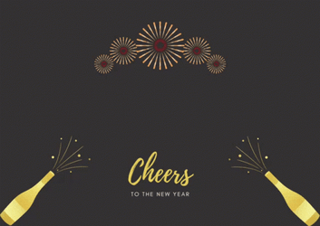 Happy 2022 Cheers Champagne GIF
