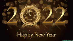 Happy 2022 Happy New Year Time Count Down GIF