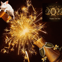 Happy 2022 Party Lighting GIF